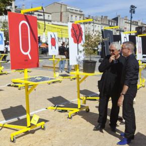 Daniel Buren Enquête Agora Bordeaux Au pire qu'est-ce qu'on risque? 